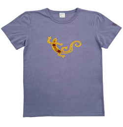 Salamandre 2 couleurs - T-shirt homme gris brun 2023
