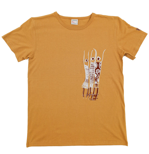 t-shirt sambalou jaune - 3 danseuses