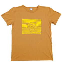 La boule jaune - T-shirt homme jaune moutarde 2023