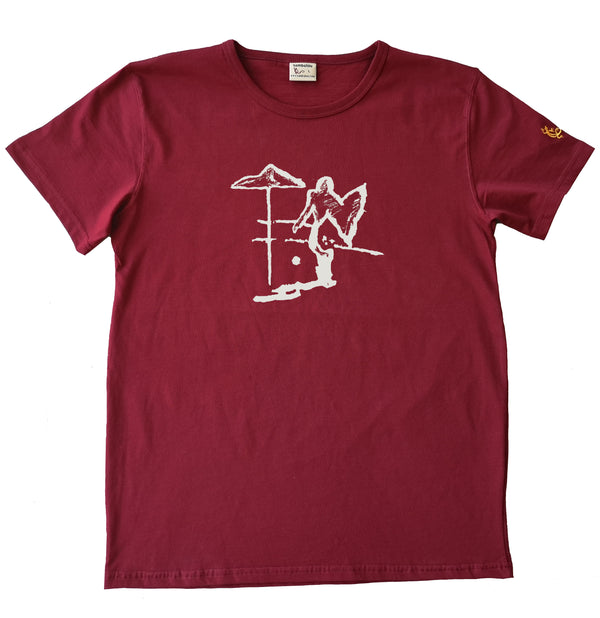 T-shirthommebioSambaloucouleurrouge2020newvibe