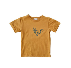 t-shirt enfant 3 ans jaune salamandre