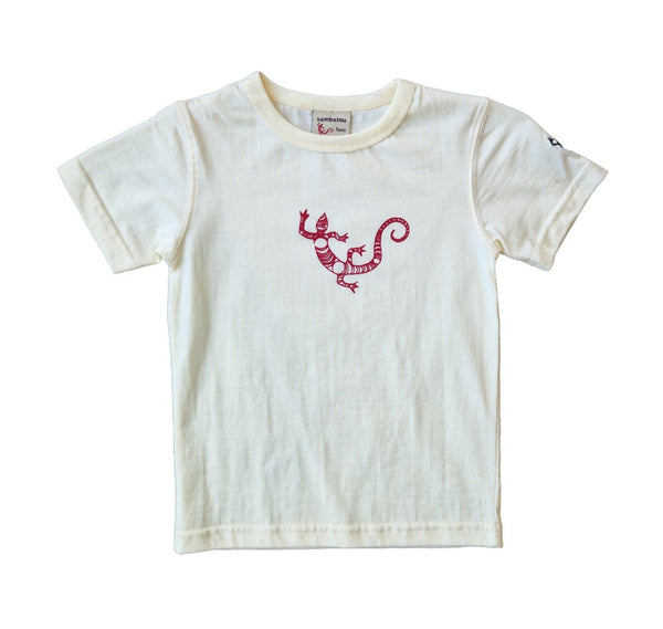 t-shirt enfant 5 ans blanc salamandre