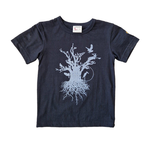 t-shirt enfant 5 ans noir baobab