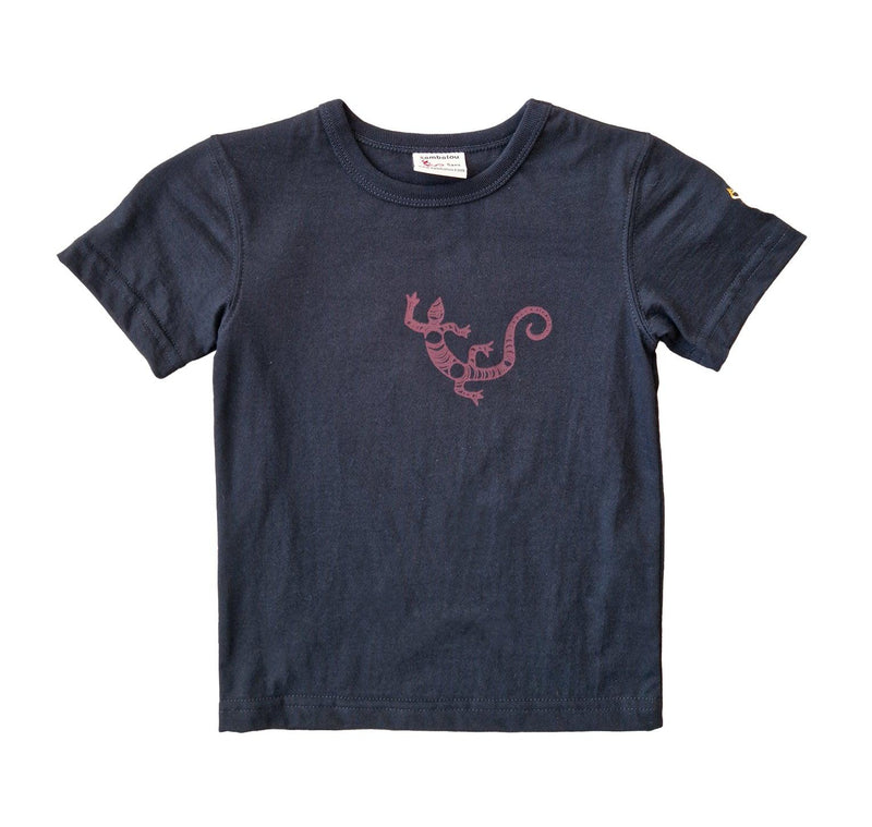 t-shirt enfant 5 ans noir salamandre