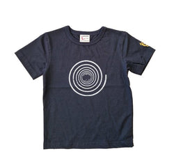 t-shirt enfant sambalou noir spirale