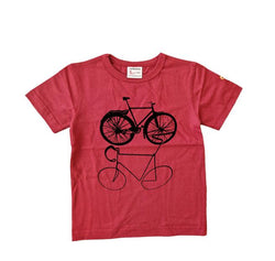 t-shirt enfant sambalou rouge vélo live