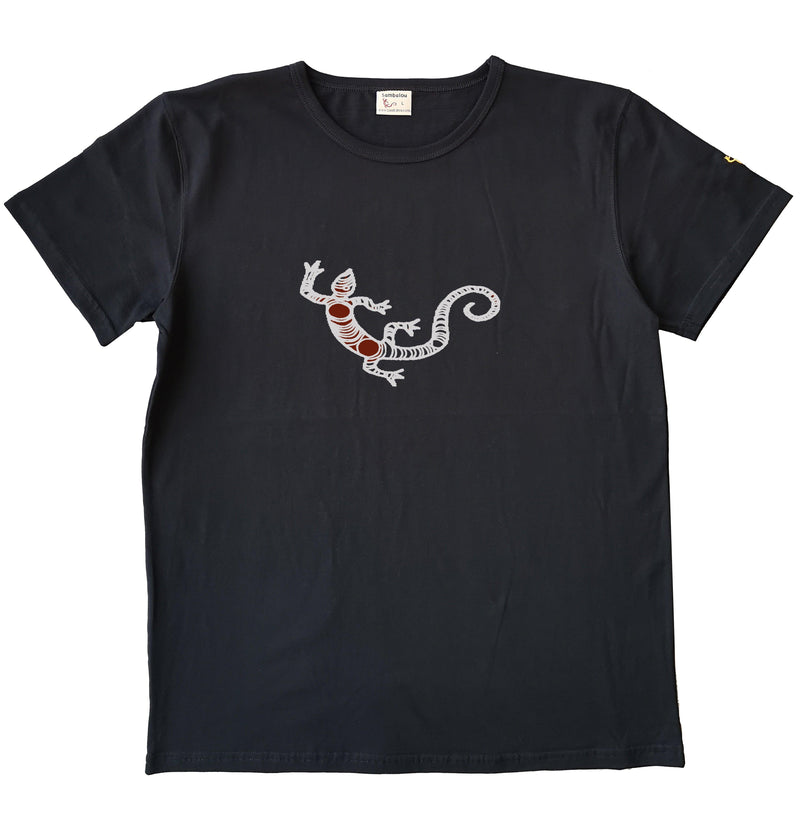 Salamandre 2 coueurs -  T-shirt homme noir 2020