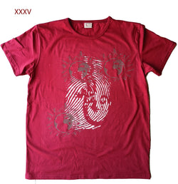 T-shirt bio - pièce unique " DAY 35 " taille XXL