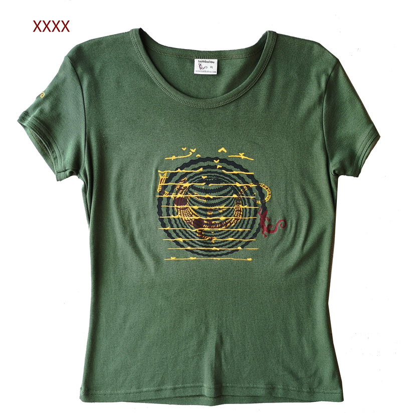 T-shirt femme bio - pièce unique " DAY 40 " taille XL