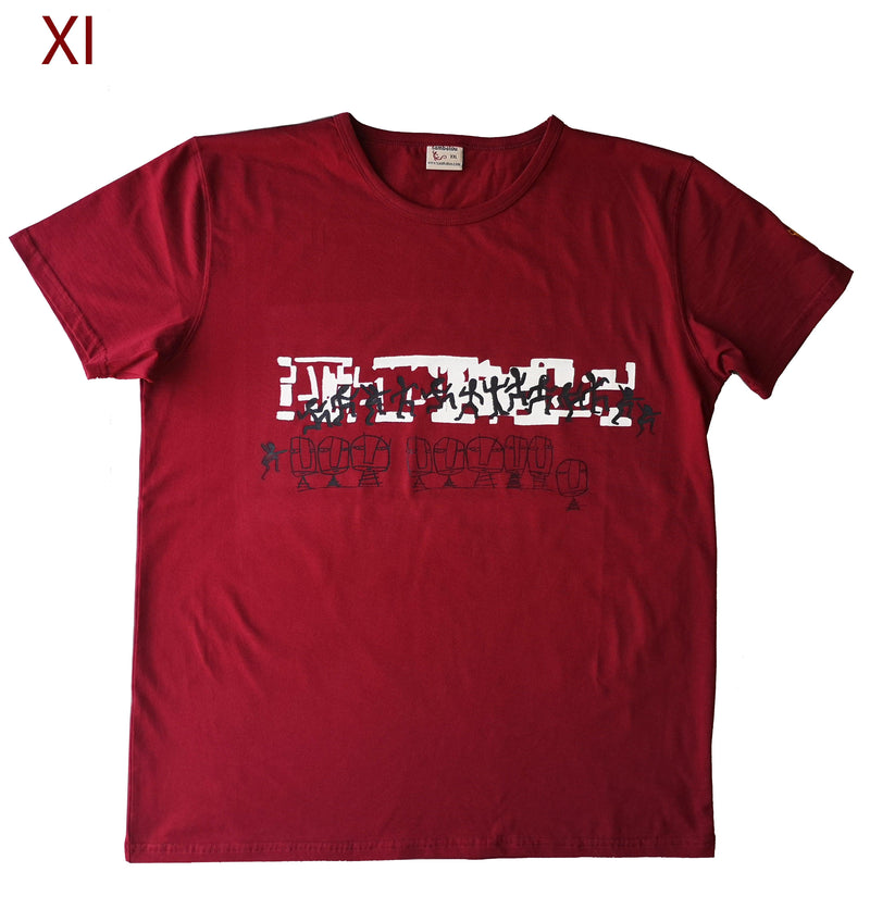 T-shirt bio - pièce unique " DAY 11 " taille XXL