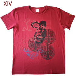 T-shirt bio - pièce unique " DAY 14 " taille XL