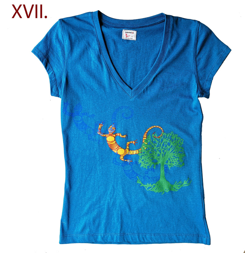 T-shirt femme bio - pièce unique " DAY 17 " taille L
