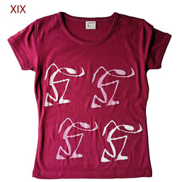 T-shirt femme bio - pièce unique " DAY 19 " taille M