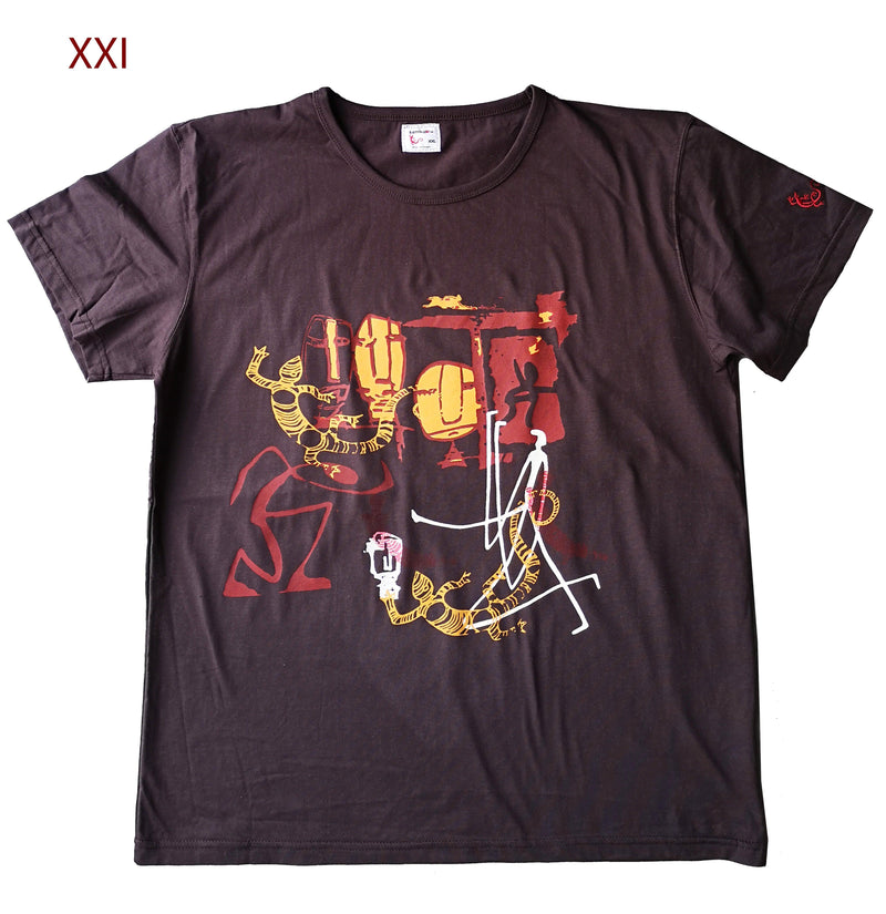 T-shirt bio - pièce unique " DAY 21 " taille XXL
