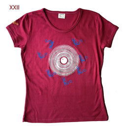 T-shirt femme bio - pièce unique " DAY 22 " taille XL