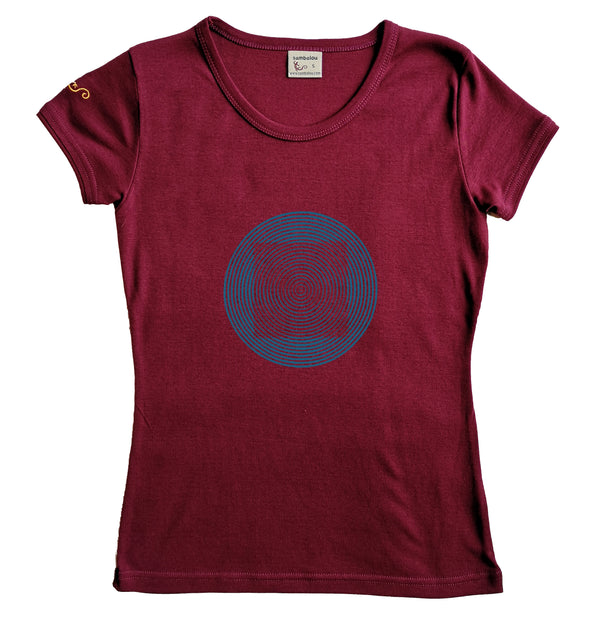 T-shirt femme BIO col rond " Illusquar "