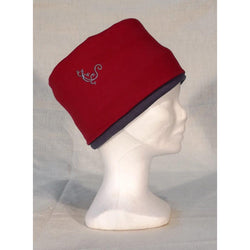 Turban rouge bleu - accessoires sambalou - tour du coup - coton biologique - protection idéal contre le froid